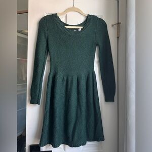 BDG Forest Green Knit Midi Dress
